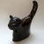 arekszwed, Dekoracja Wnętrz, Ceramika, Brązowy kot w jasne plamki