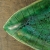 ciemno zielony listek w plamki / solo kolektyw / Dekoracja Wnętrz / Ceramika