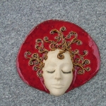 Maska Carreni - zazuu w Dekoracja Wnętrz/Ceramika