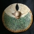 zazuu, Dekoracja Wnętrz, Ceramika, Aniołek stróżujący turkusowy