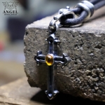 Christianus (amber) - krzyż - Anioł w Biżuteria/Wisiory