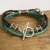 Brown and Turquoise - bransoleta  / Anioł / Biżuteria / Bransolety