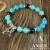 Turquoise and Blue - bransoletka / Anioł / Biżuteria / Bransolety