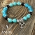Turquoise and Blue - bransoletka / Anioł / Biżuteria / Bransolety