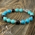 Turquoise and Blue - bransoletka / Anioł / Biżuteria / Bransolety