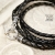 Black Leather Strap - bransoleta / Anioł / Biżuteria / Dla mężczyzn