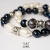 Anioł, Biżuteria, Bransolety, Dark Blue - komplet bransolet