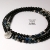 Black Onyx - komplet bransolet / Anioł / Biżuteria / Dla mężczyzn