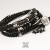 NOMADA (black leather strap) - bransoleta męska / Anioł / Biżuteria / Dla mężczyzn