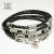 Anioł, Biżuteria, Bransolety, Black Braided Strap - bransoleta 