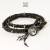 NOMADA (leather strap, skull) - bransoleta męska / Anioł / Biżuteria / Dla mężczyzn