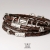 Anioł, Biżuteria, Dla mężczyzn, Brown Leather Strap - bransoleta