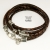 Brown Leather Strap - bransoleta / Anioł / Biżuteria / Bransolety