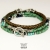 Leather Strap&Nomada - komplet bransolet / Anioł / Biżuteria / Dla mężczyzn