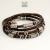 Anioł, Biżuteria, Bransolety, Brown Braided Strap - bransoleta 