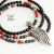  LIKE AN ANGEL (black & red) - naszyjnik / Anioł / Biżuteria / Naszyjniki