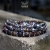 SKULL - bransoleta z jaspisu picasso / Anioł / Biżuteria / Dla mężczyzn