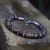 SKULL & SNAKE - komplet bransolet z jaspisu picasso / Anioł / Biżuteria / Dla mężczyzn