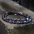 SKULL - bransoleta z jaspisu picasso / Anioł / Biżuteria / Dla mężczyzn