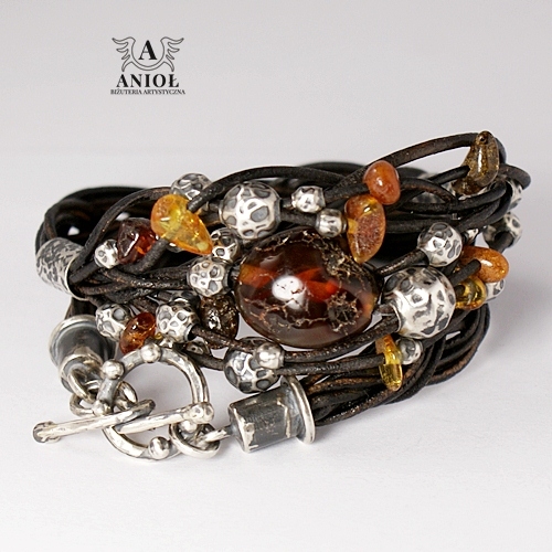 Baltic Amber  -zamówienie specjalne / Anioł / Biżuteria / Bransolety