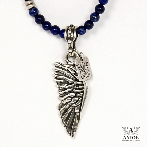 LIKE AN ANGEL - naszyjnik lapis lazuli / Anioł / Biżuteria / Naszyjniki