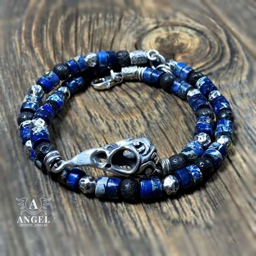  RAVEN (blue) - bransoleta / Anioł / Biżuteria / Dla mężczyzn