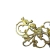 Złocone kolczyki z ornamentami- Erin / Dorota Kos / Biżuteria / Kolczyki