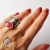 ETNO - pierścionek z rubinem