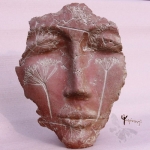 Ceramiczna maska XL - stojąca - w.inspiracji w Dekoracja Wnętrz/Ceramika