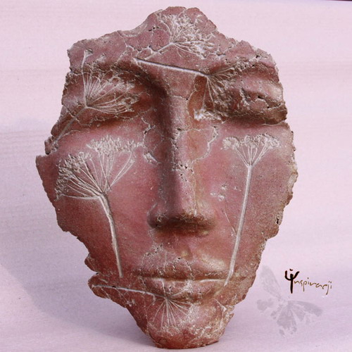 Ceramiczna maska XL - stojąca / w.inspiracji / Dekoracja Wnętrz / Ceramika