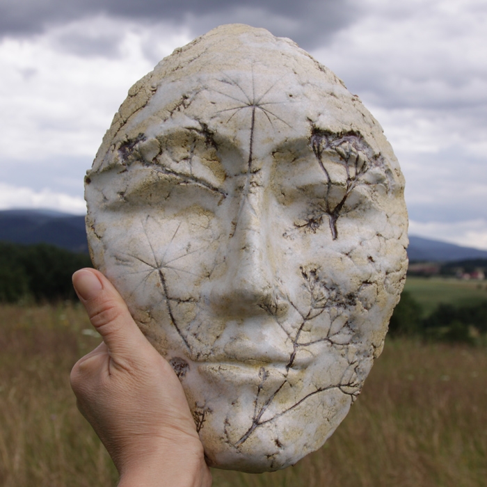  Maska duża - Strażnik Ogrodów Xl / w.inspiracji / Dekoracja Wnętrz / Ceramika