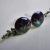 W KROPLI ROSY - magiczny fiolet z odrobiną zieleni  :)  / Ksenia.art / Biżuteria / Kolczyki