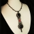 Griffe Noire, naszyjnik, haft koralikowy, beading / Sol / Biżuteria / Naszyjniki