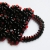 Czarny ogród, bransoletka, beading / Sol / Biżuteria / Bransolety