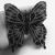 Czarny motyl, broszka, beading / Sol / Biżuteria / Broszki