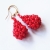 Ażurowe krople z korala, beading  / Sol / Biżuteria / Kolczyki