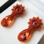 Magma, kolczyki z kryształami Swarovskiego, beading / Sol / Biżuteria / Kolczyki