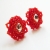 Różyczki crystal, kolczyki z kryształami Swarovskiego, beading / Sol / Biżuteria / Kolczyki