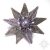 Gwiazda Północy, broszka z kryształami Swarovskiego, beading / Sol / Biżuteria / Broszki