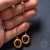 Lair, kolczyki z rubinami, beading / Sol / Biżuteria / Kolczyki
