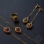 Lair, kolczyki z rubinami, beading / Sol / Biżuteria / Kolczyki