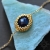 Gorm, bransoletka z fasetowanym szafirem, beading / Sol / Biżuteria / Bransolety