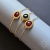 Gorm, bransoletka z fasetowanym szafirem, beading / Sol / Biżuteria / Bransolety