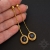 Gorm, kolczyki z szafirami, beading / Sol / Biżuteria / Kolczyki