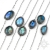 Mithril II, bransoletka z fasetowanym labradorytem, beading / Sol / Biżuteria / Bransolety