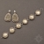 Sëlwer, bransoleta z krzemieniem pasiastym, beading / Sol / Biżuteria / Bransolety