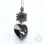 Sol, Biżuteria, Wisiory, Serce Silver Night, wisiorek z kryształami Swarovskiego, beading