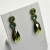 Scarabaeus Green, kolczyki z kryształami Swarovskiego, beading / Sol / Biżuteria / Kolczyki