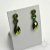 Scarabaeus Green, kolczyki z kryształami Swarovskiego, beading / Sol / Biżuteria / Kolczyki