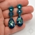 Bermuda Blue, kolczyki z kryształami Swarovskiego, beading / Sol / Biżuteria / Kolczyki